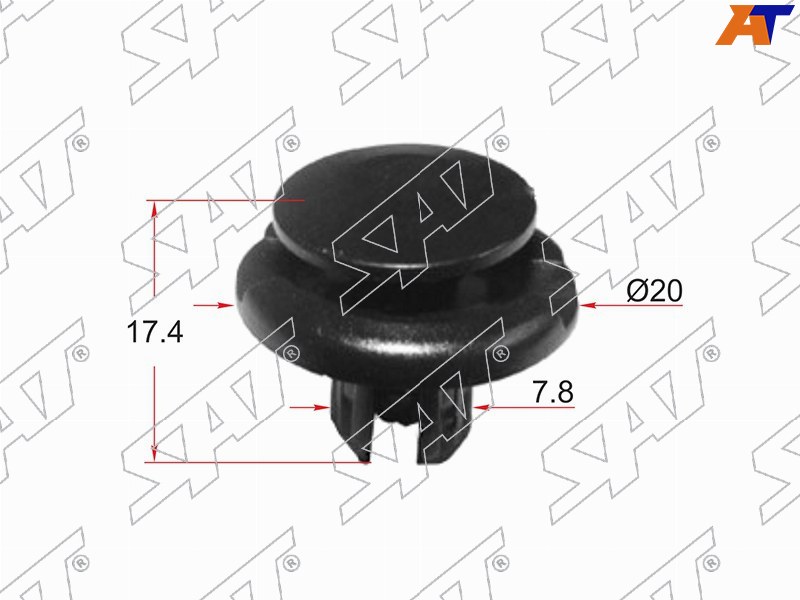 ST-KJ-850 Sat Клипса крепежная для 