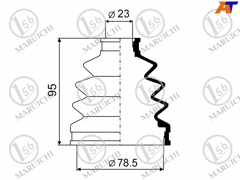 Пыльник шруса наружный FORD FOCUS II 04-11/C-MAX 03-10 02-149 02-149