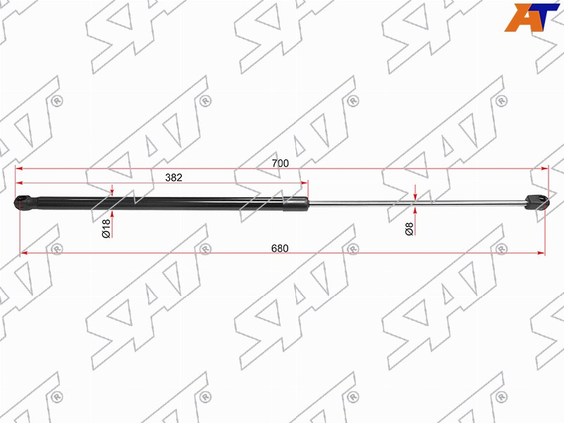 Амортизатор капота KIA OPTIMA 10- ST-81161-2T000 ST-81161-2T000