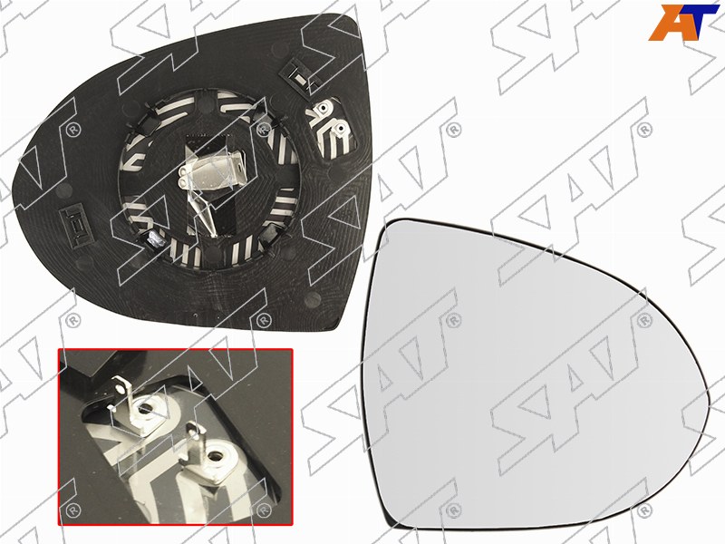 Полотно зеркала KIA SPORTAGE III 10-16 RH сферическое с обогревом ST-121-0100 ST-121-0100