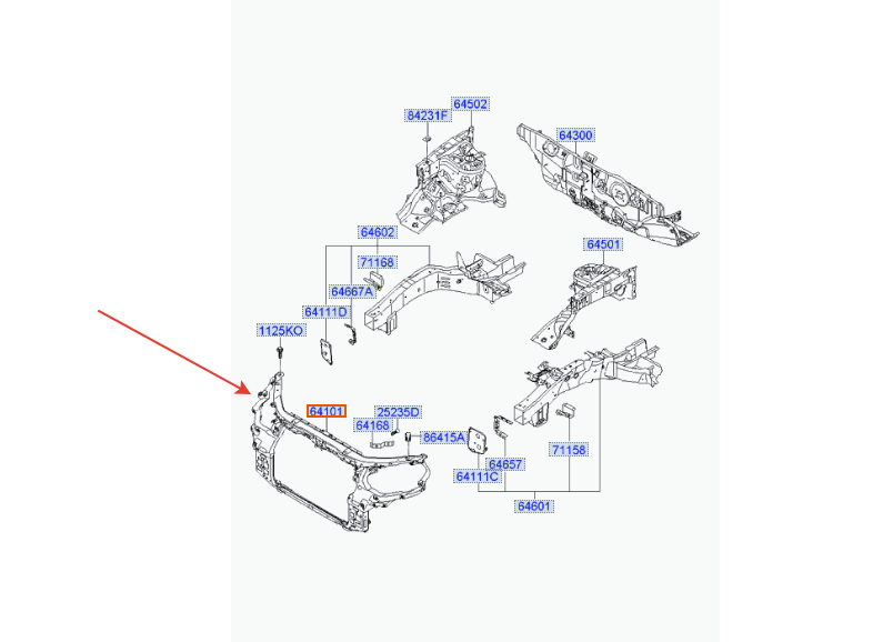 HN65100903000 AP Панель передняя для 