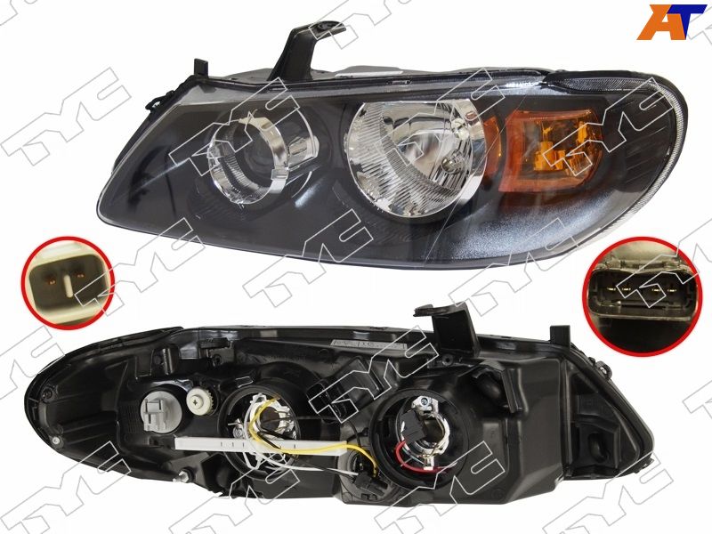 Фара под корректор черная левая TG-215-1196L-LDEM2 TG-215-1196L-LDEM2