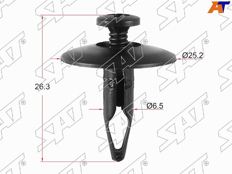 ST-KE-351 Sat Клипса FORD (1 шт.) для 