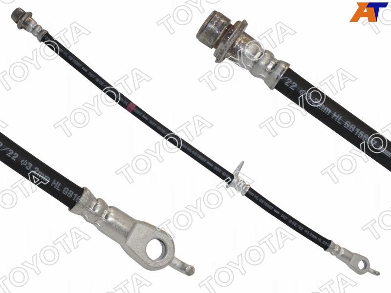Шланг тормозной FR LH TOYOTA LAND CRUISER 200 07- 90947-02F43 90947-02F43
