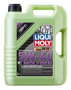 Масло моторное 5W40 LIQUI MOLY 5л НС-синтетика Molygen New Generation 9055  9055 