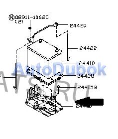 Площадка под аккумулятор 64860-95F0A 64860-95F0A