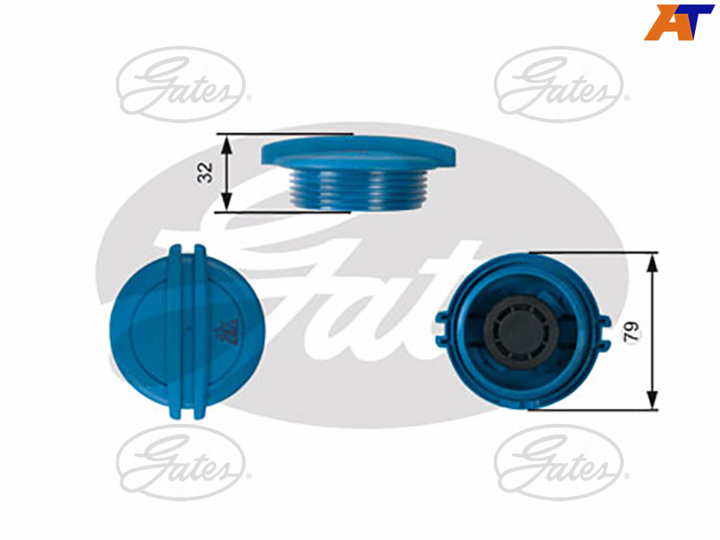 Крышка расширительного бачка VW POLO 10-/SKODA FABIA/OCTAVIA RC228 RC228
