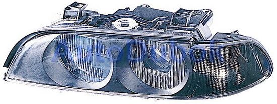 Фара с белым поворотником линзованная левая 1996-2000 BME3996-006W-L BME3996-006W-L