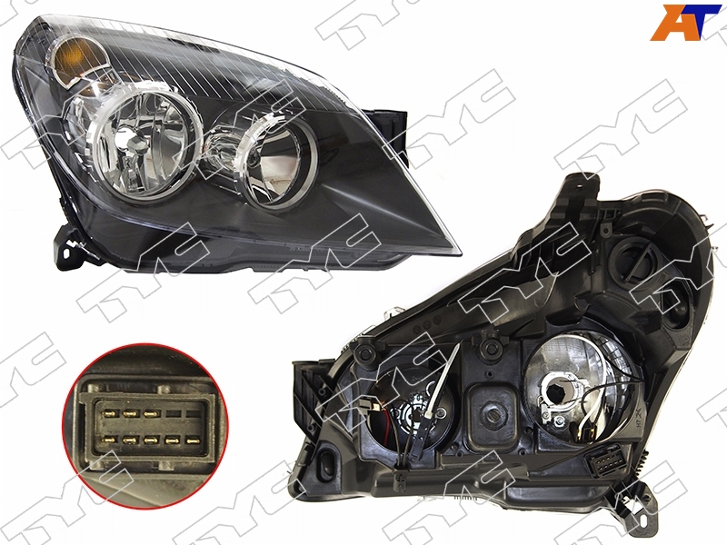 Фара прав OPEL: ASTRA H 04-07 (хэтчбэк) с ЭК 20-A389-05-2B 20-A389-05-2B