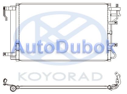KACET04-932 Koyo Радиатор кондиционера для 