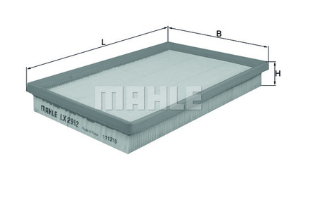 LX2992 Knecht Фильтр воздушный 2.5 для 