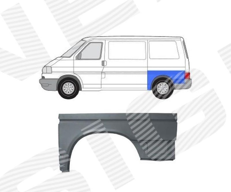 Крыло задн.лев.короткая база PVW19000EL(I) PVW19000EL(I)
