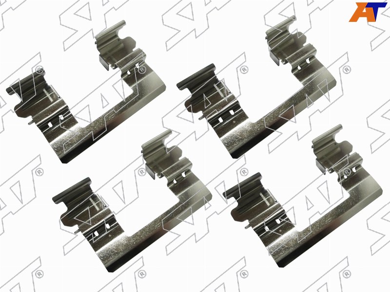ST-349-0039 Sat Комплект монтажный тормозных колодок FR NISSAN QASHQAI 06-14/X-TRAIL 07-14 для 