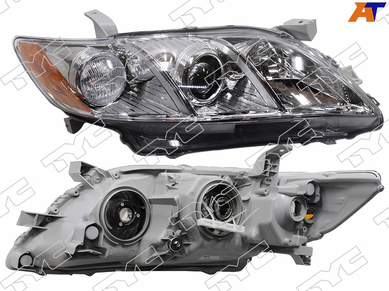 Фара TOYOTA CAMRY 06-09 RH желтый габарит (Евросвет) 20-6757-01-1N 20-6757-01-1N