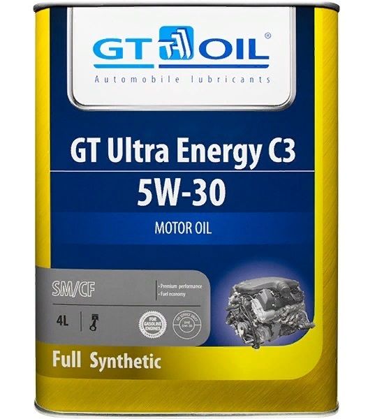 8809059407936 GT Oil Масло моторное 5W30 GT OIL GT Ultra Energy C3 4л синтетика для 