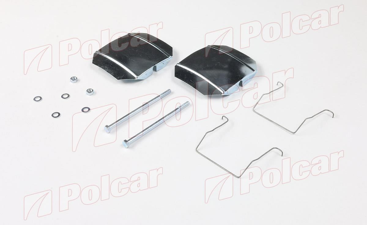 LX0338 Polcar Монтажный комплект тормозных колодок для 