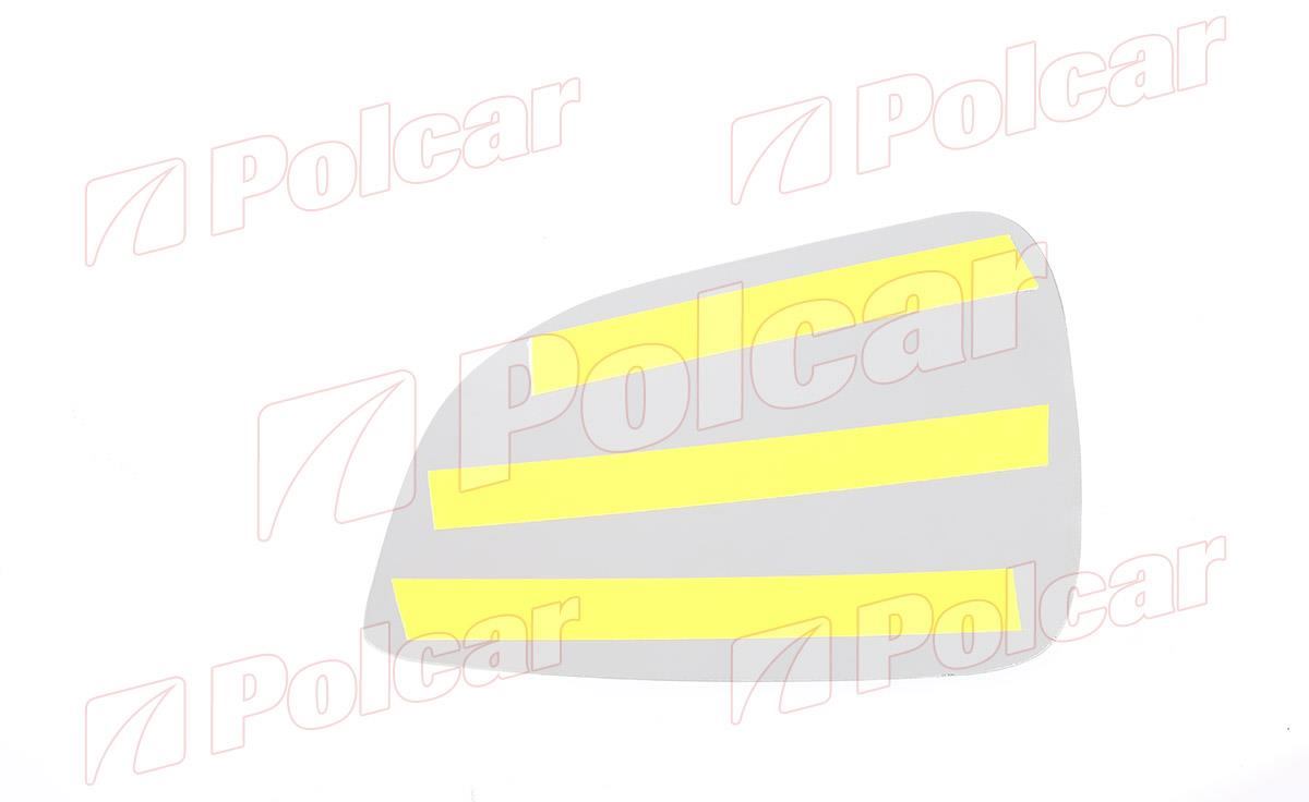OPEL ASTRA H 10.03 - 04.07 :Стекло зеркала внешнего правое (выпуклое, хром) 551055-E 551055-E