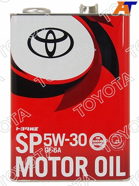 08880-13705 Toyota Масло моторное TOYOTA (металлическая канистра ) 5W-30 GF-6A 4Л. для 