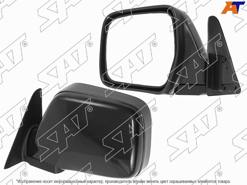 ST-TY88-940-2 Sat Зеркало TOYOTA LAND CRUISER 80 90-98 LH механическое черное LHD для 