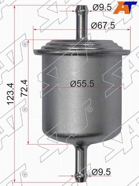 Фильтр топливный NISSAN AD/ALMERA/AVENIR/CARAVAN/CEDRIC/CEFIRO/CUBE/ELGRAND/EXPERT/PRESAGE/PRIMERA/S ST-16400-0W0X0 ST-16400-0W0X0