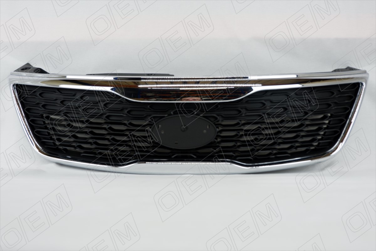 OEM3083 O.e.m. Решетка радиатора хром чёрная для 