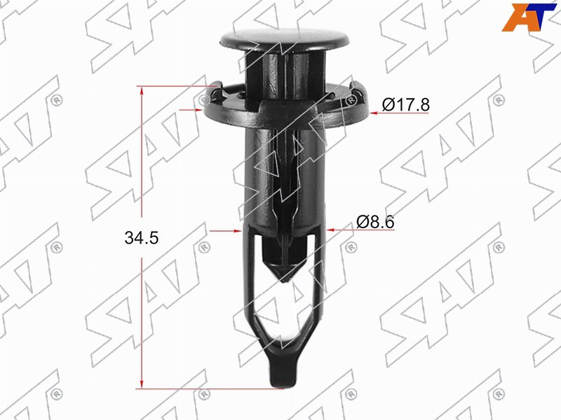 ST-KJ-2249 Sat Клипса TOYOTA/LEXUS (10 штук) для 