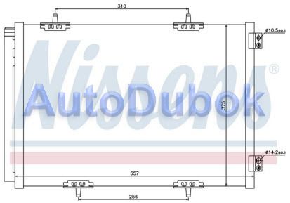 Радиатор кондиционера CN0C309-930 CN0C309-930