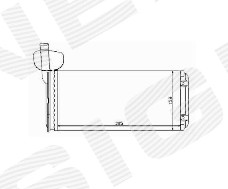 Радиатор печки RP73965