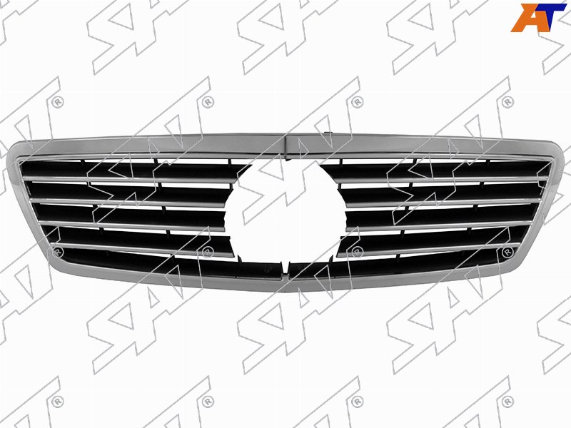 Решетка MERCEDES W203 00-04 SPORT с местом под эмблему черная ST-MD07-093-0 ST-MD07-093-0