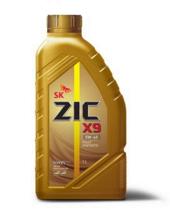 Масло моторное ZIC 1л 5W-40 X9  132902  132902