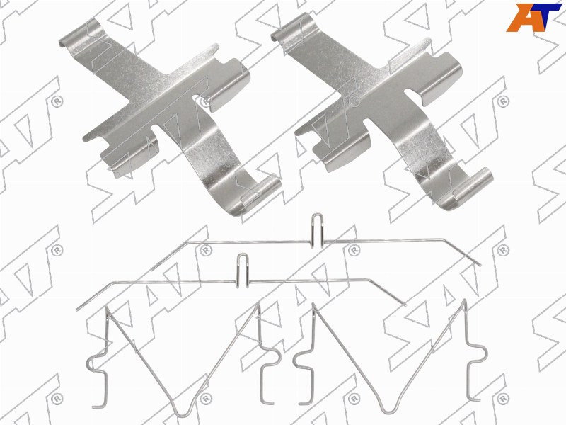 ST-349-0033 Sat Комплект монтажный тормозных колодок FR TOYOTA LC80 90-98/LCP9# 96-02/HILUX SURF 95-02 для 