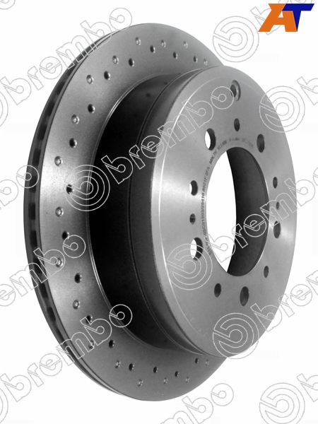 09.D618.1X Brembo Диск тормозной зад перфорированный TOYOTA LAND CRUISER 200 07-/LEXUS LX570 07- для 