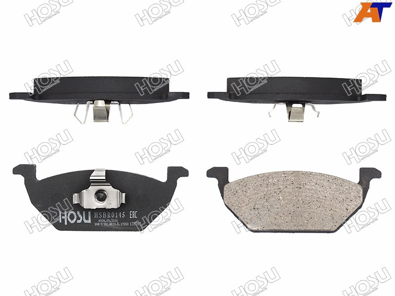 Колодки тормозные перед VW POLO 10- AUDI A1 11- SKODA FABIA 07- HSBR0145 HSBR0145