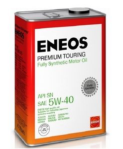 8809478942162 ENEOS Масло моторное ENEOS 5W-40 4л Premium Touring API SN синтетика для 