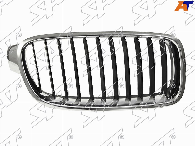 ST-BM35-093-1 Sat Решетка радиатора BMW F30 12-18 RH хром/черная для 