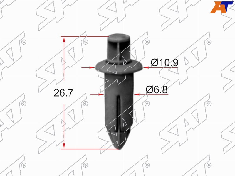 ST-KJ-1087 Sat Клипса крепежная SAT ST-KJ-1087 (1 шт.) для 