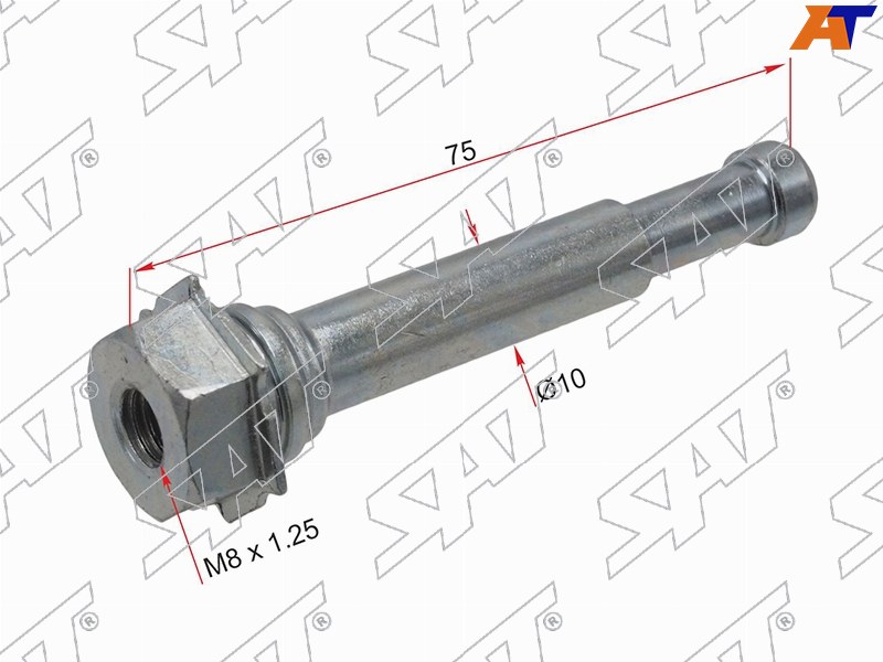 Направляющая тормозного суппорта зад нижняя NISSAN QASHQAI 17-/X-TRAIL 14- ST-92-0011 ST-92-0011