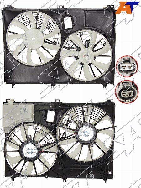 ST-59-0039 Sat Диффузор радиатора TOYOTA HIGHLANDER 13- для 