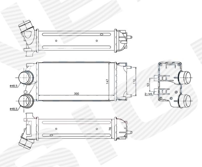 RI96514 Signeda Интеркулер для 