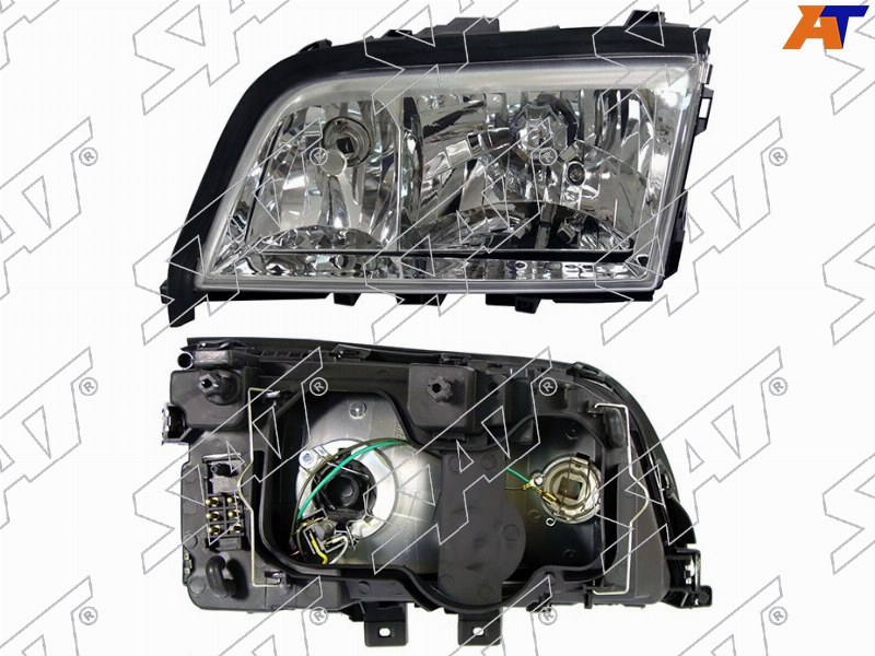 Фара MERCEDES W202 93-97 LH хрусталь ST-440-1107CL ST-440-1107CL