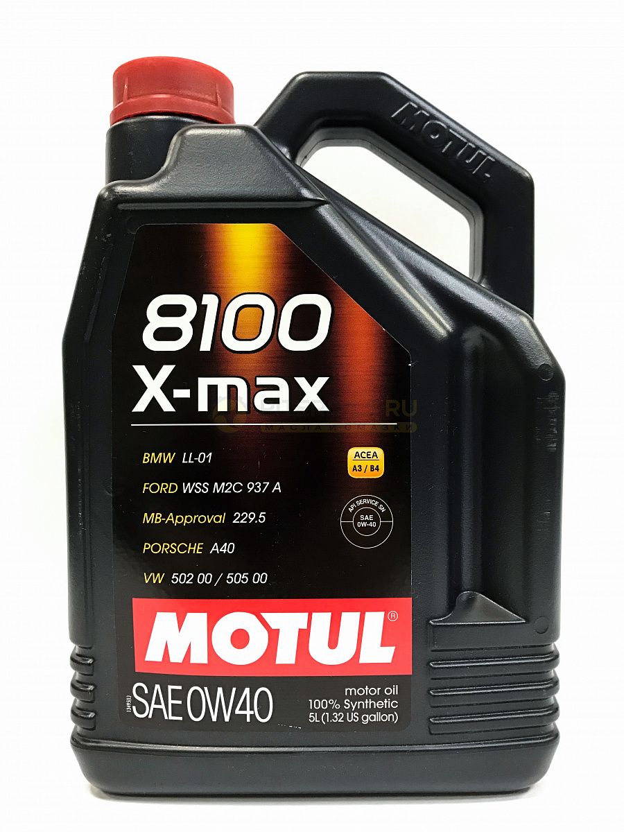 Моторное масло 8100 X-MAX 0W40 5л 104533 104533