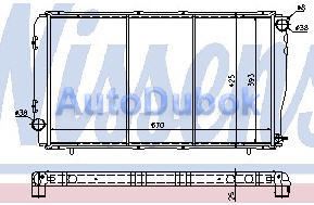 Радиатор охлаждения 2.0 механика (турбо) (Nissens) SBIMP94-910 SBIMP94-910