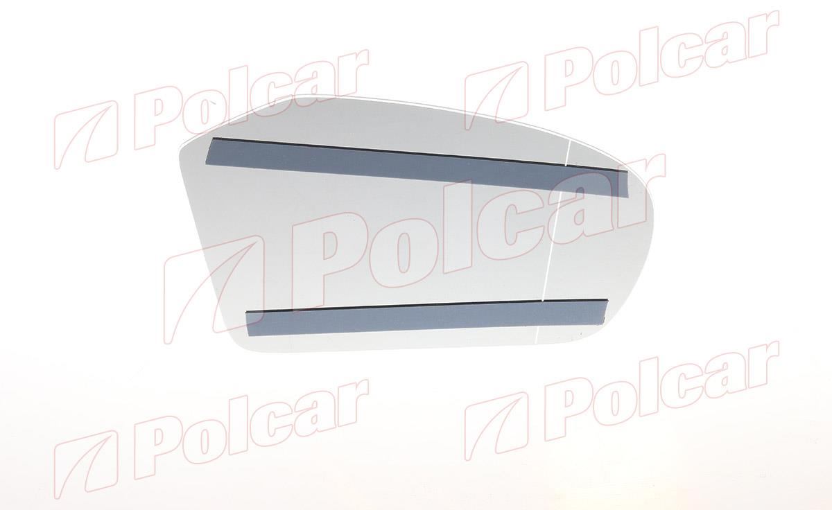 5039541E Polcar Стекло зеркала внешнего левый для 