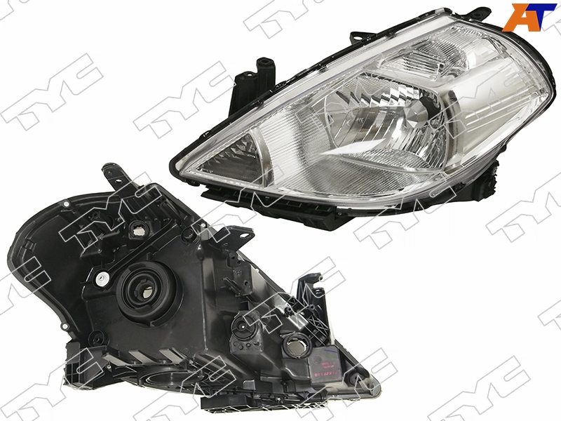 20-A974-05-6B TYC Фара лев NISSAN: TIIDA 06- (без мотора) для 