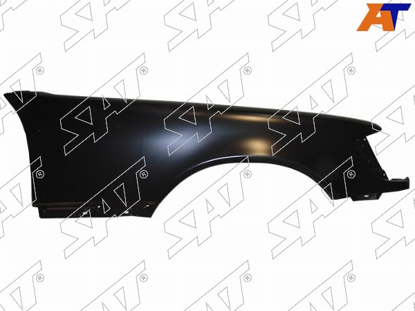 ST-MD45-016-1 Sat Крыло переднее MERCEDES W140 91-98 RH без отв. под повторитель для 