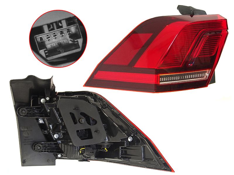 Фонарь внешний LED левый ST-441-19AML-WE ST-441-19AML-WE