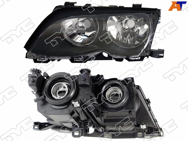 TG-444-1128BL TYC Фара BMW E46 01-05 LH черная для 