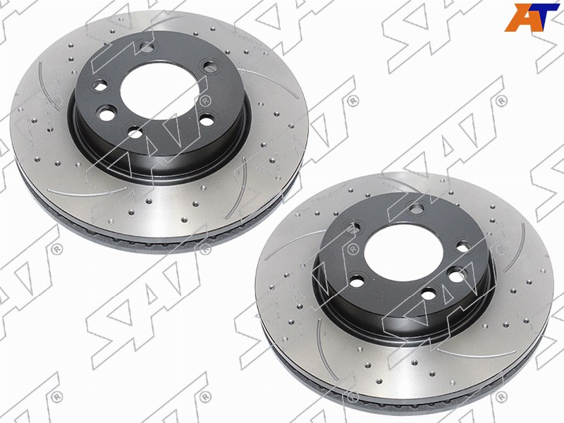 Комплект дисков тормозных передний перфорированные VOLKSWAGEN TOUAREG 02-10/PORSHE CAYENNE (R17) ST-7L6615302NPF ST-7L6615302NPF