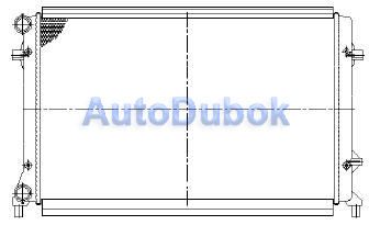 Радиатор охлаждения VWGLF04-910 VWGLF04-910