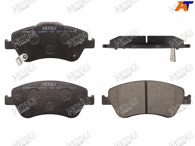Колодки тормозные перед TOYOTA COROLLA 06- HSBR0281 HSBR0281
